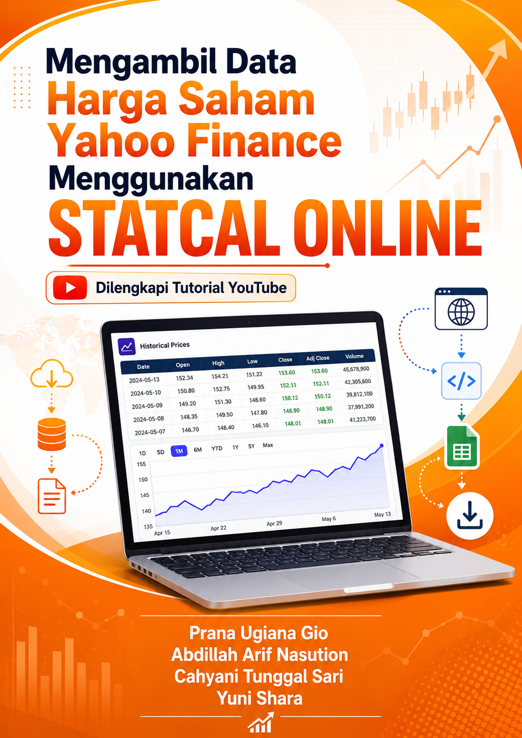 Cover book Mengambil Data Harga Saham Yahoo Finance Menggunakan STATCAL ONLINE